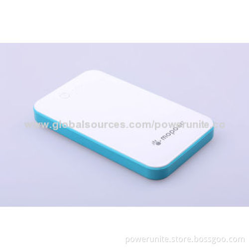 LED Lamp 8,000mAh Capacity Li-Polymer Battery Cells Power Bank, 5V/1A Input